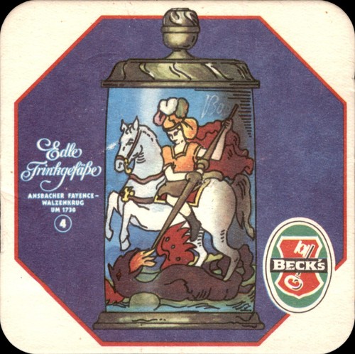 Bierdeckel beck 4 - -,