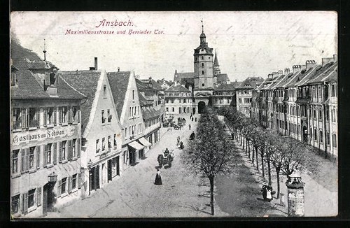 Ansbach maximilianstraße und - ansbach,,