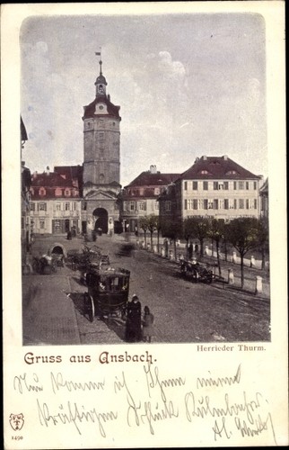 Ansbach mittelfranken - ak,