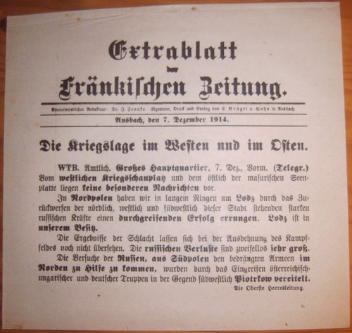 Ansbach fränkische zeitung - ansbach, fränkische-zeitung