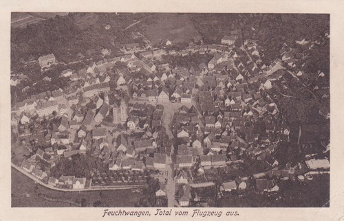 Feuchtwangen vom flugzeug aus - vom,