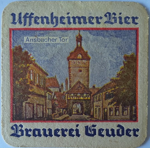 Alter bierdeckel brauerei - bierdeckel,