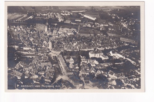 Ansbach vom flugzeug aus - ansbach,