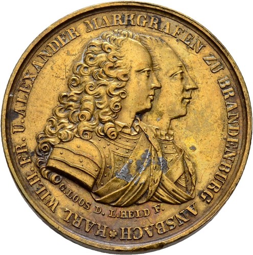 Medaille ansbach 1837 - medaille,