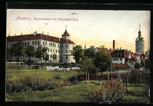 Ansichtskarte ansbach - ansichtskarte,