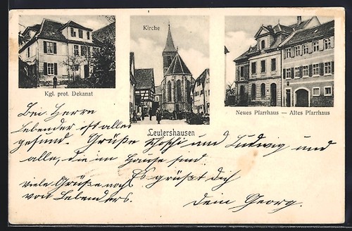 Leutershausen ansbach - ak, /