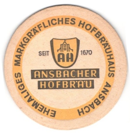 Bierdeckel ansbach ansbacher - ansbach,,