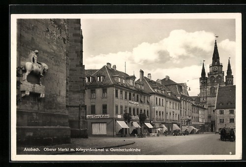 Ansbach oberer markt - markt, m