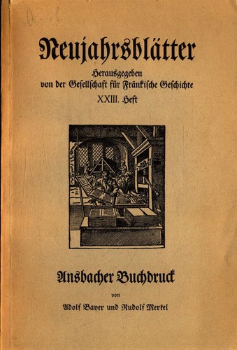 Ansbacher buchdruck 350 - buchdruck, in