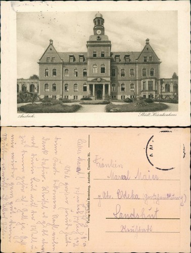 Ansichtskarte ansbach - ansichtskarte,