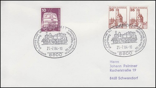 125 jahre bahnhof ansbach - jahre,