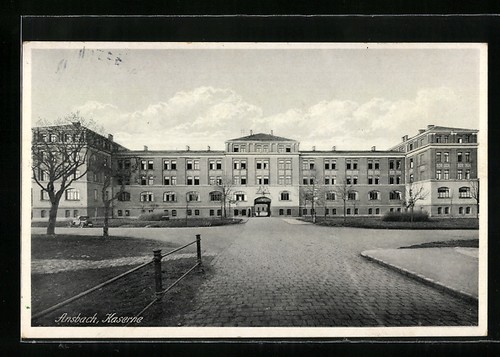 Ansbach frontalansicht der - ansbach,,