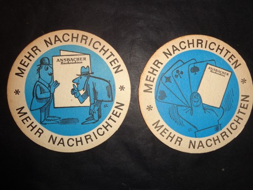 Bierdeckel - , (werbung)