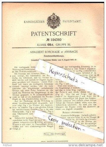 Original patent adalbert - -,