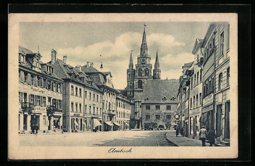 Ansichtskarte ansbach - ansichtskarte,